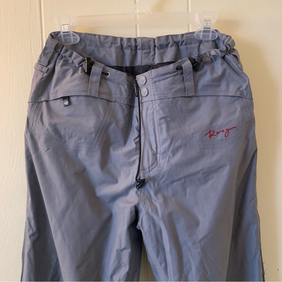 Roxy Snowboard / Ski Gray Pants Medium M - Picture 3 of 12
